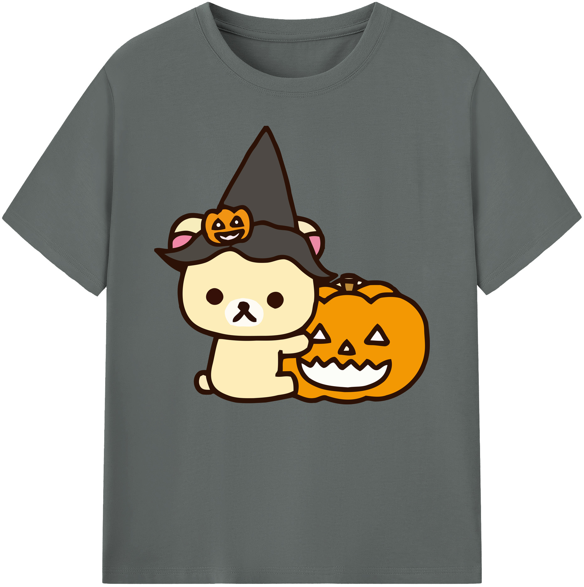 （画像用） リラックマ リラックマ キイロイトリ Rilakkuma Korilakkuma Kiiroitori 綿100％ メンズ半袖Tシャツ｜肌触りやわらか＆通気性